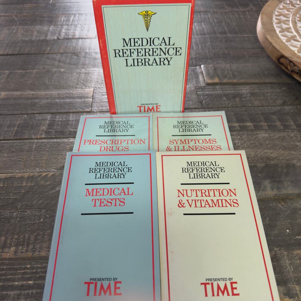 Vintage Time Medical Reference Library Box Set Paperback Books 1982‎ 1983